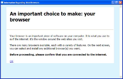 An important choice to make: your browser